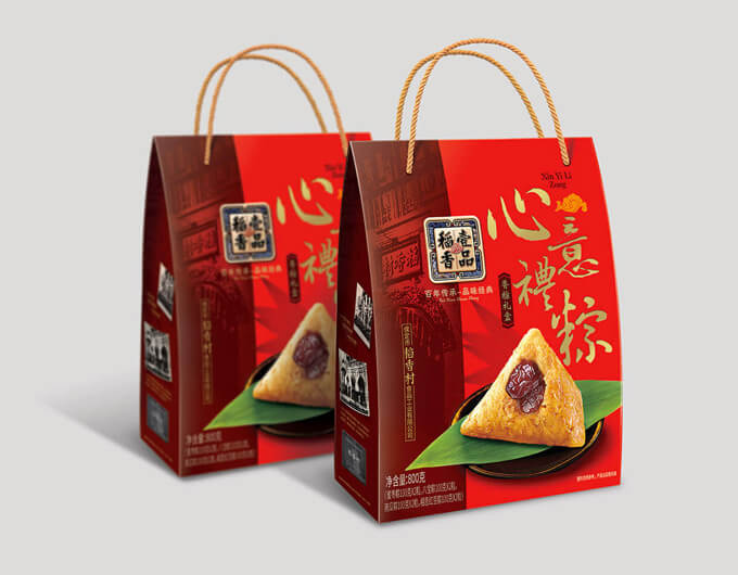 稻香村產品包裝設計,粽子包裝設計
